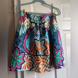 Lily Pulitzer silk skirt. Size 6